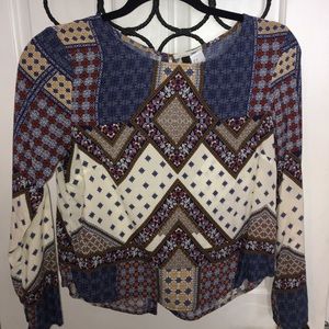 H&M Button Down Back Blouse